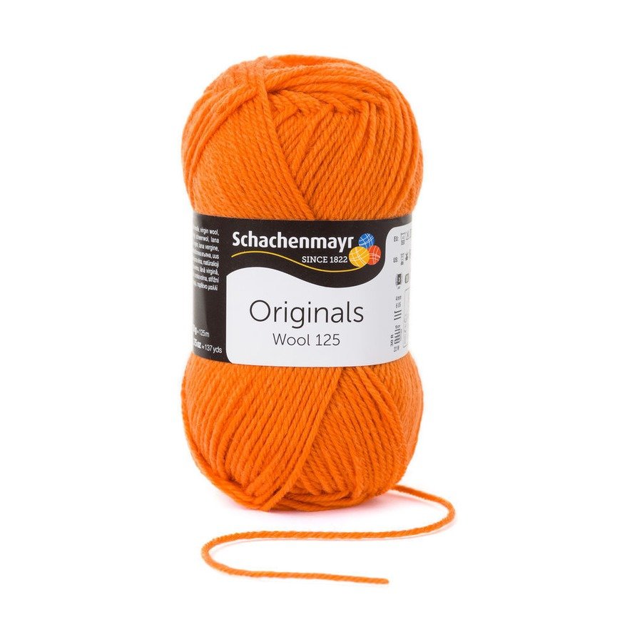 Fir din lana Wool 125 - Orange