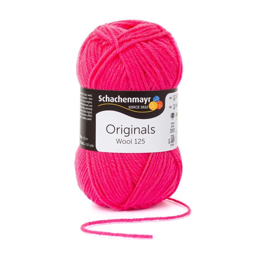 Fir din lana Wool 125 - Pink