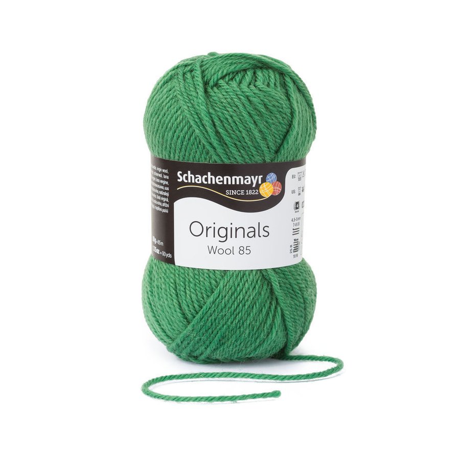 Fir din lana Wool 85 - Leaf Green