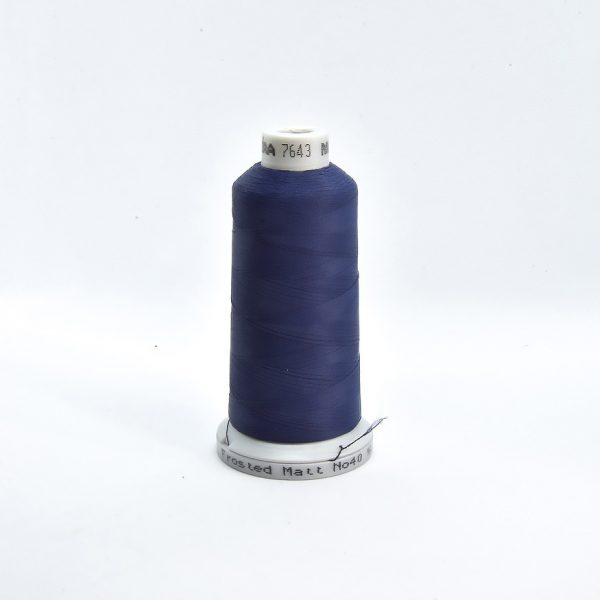 Ata de brodat mata Frosted Madeira 7643, finetea 40, con  1000 metri