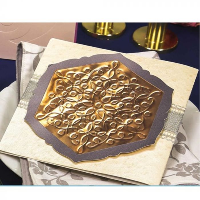 Foi metalice cu foi adezive de protectie pentru embosare liniara ( bronz )