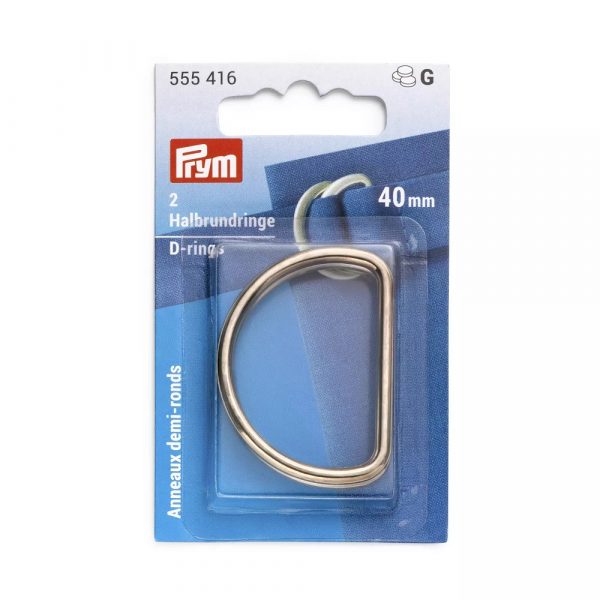 Inel D genti, 40 mm, 2 buc 555416