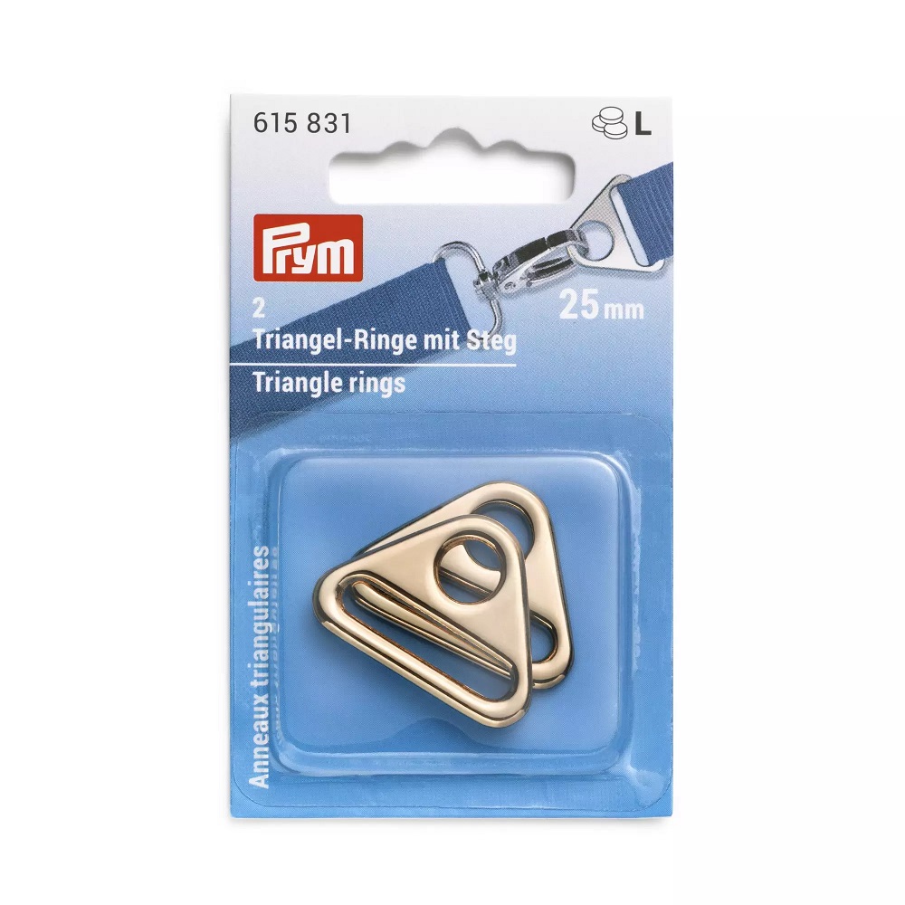Inel triunghi 25 mm, 2 buc 615831
