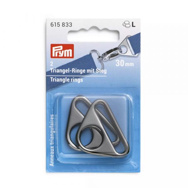 Inel triunghi 30 mm, 2 buc 615833