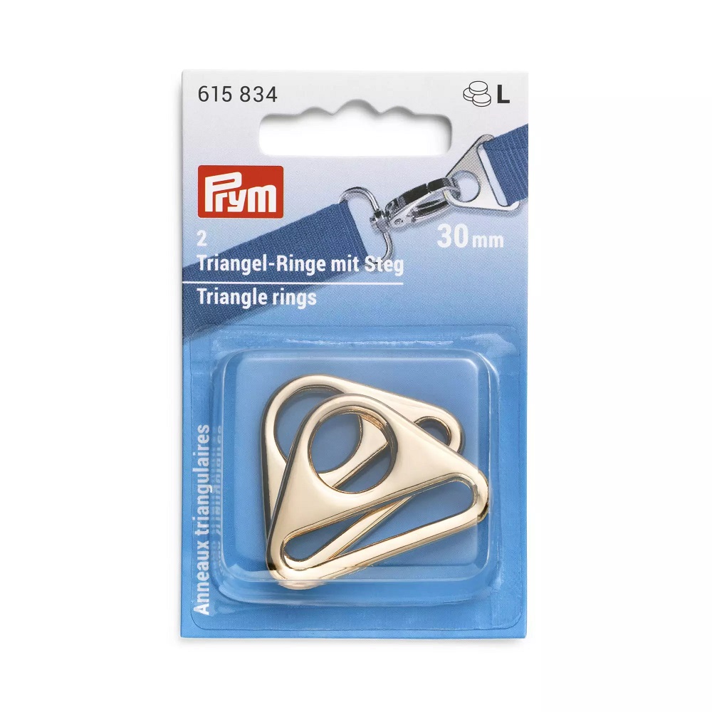 Inel triunghi 30 mm, 2 buc 615834
