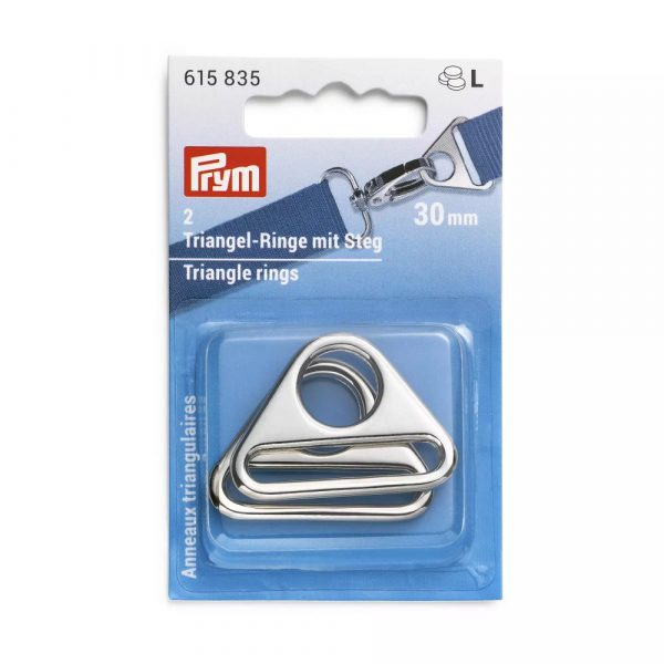 Inel triunghi 30 mm, 2 buc 615835
