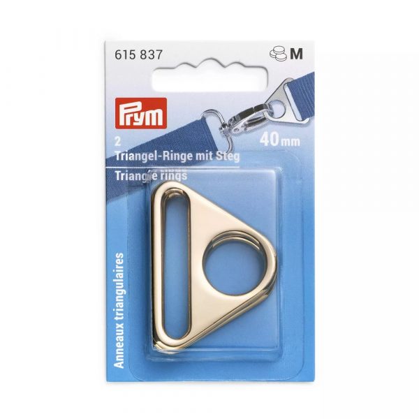 Inel triunghi 40 mm, 2 buc 615837