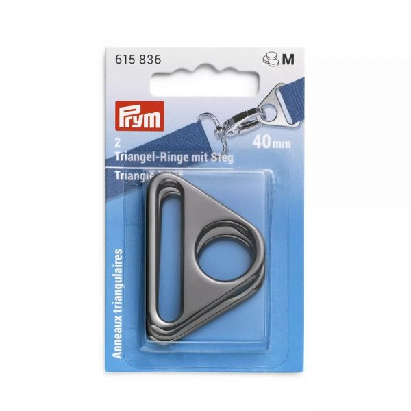 Inel triunghi 40 mm, 2 buc 615836