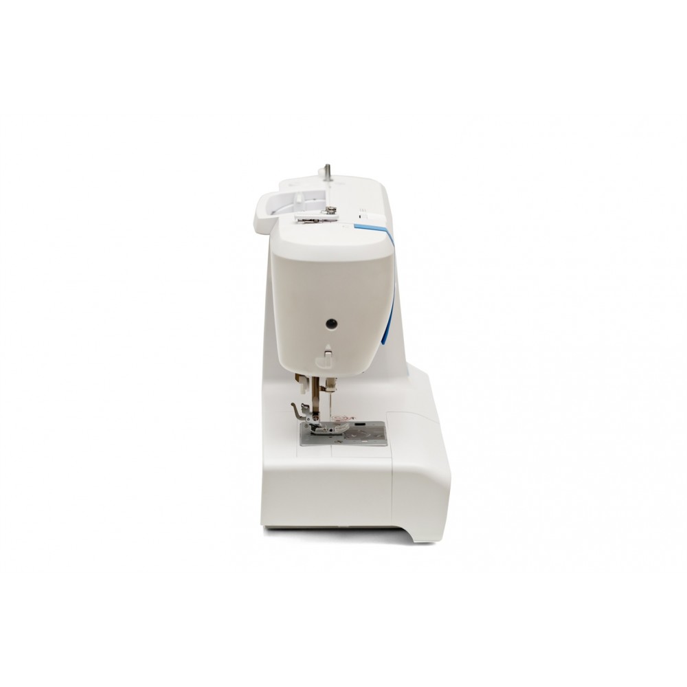 Masina de cusut digitala Minerva DECOREXPERT, 197 programe, 800 imp/min, 70W, Alb/Albastru
