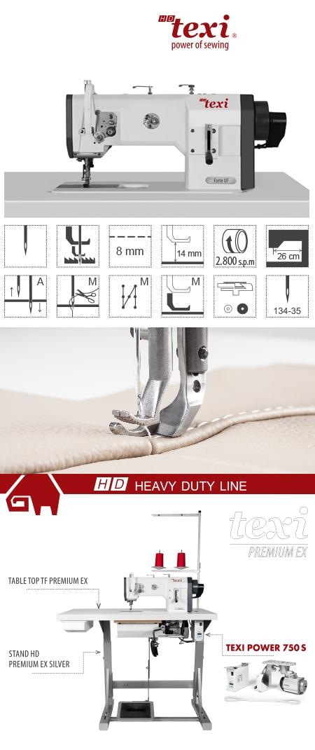 Masina liniara pentru materiale groase si foarte groase Texi HD Forte UF