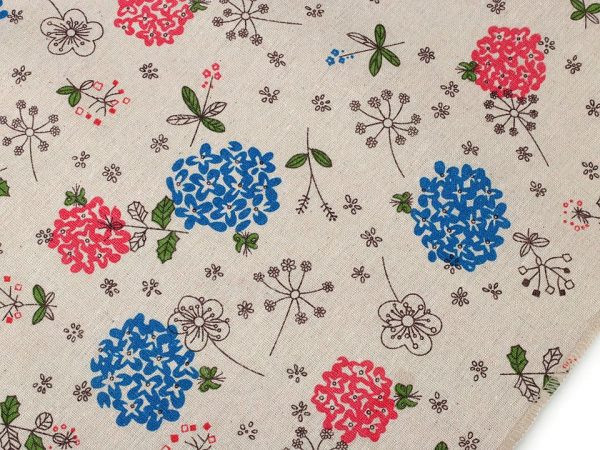 Material de bumbac imitatie tesatura de in