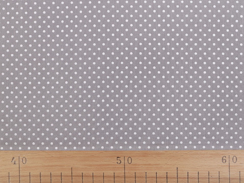 Material bumbac imprimat cu buline