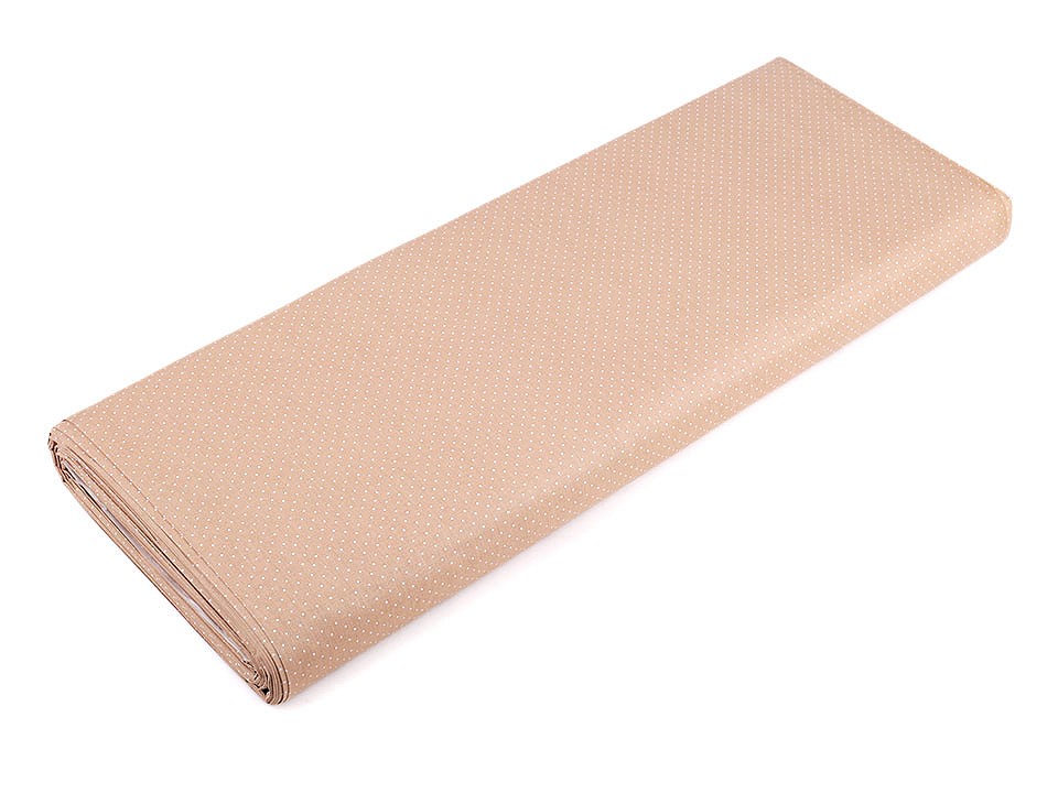 Material bumbac imprimat cu buline