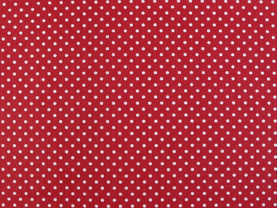 Material bumbac imprimat cu buline