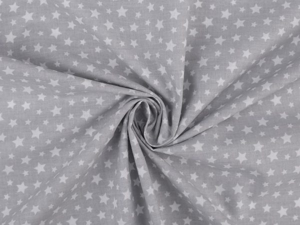 Material de bumbac imprimat cu stelute