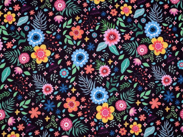 Material decorativ cu motiv floral 380972