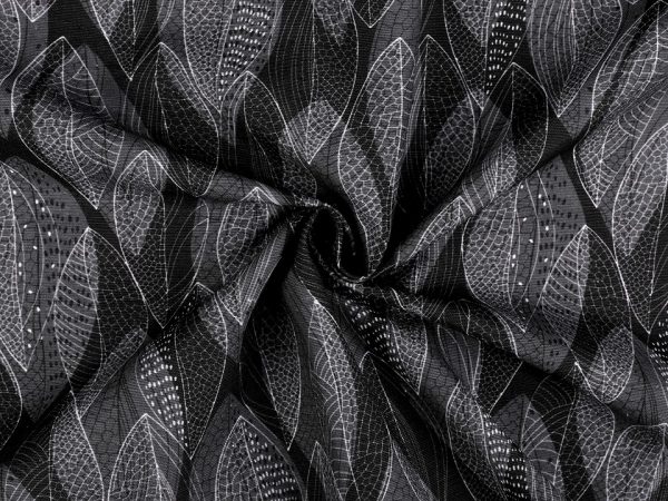 Material decorativ cu motiv frunze 380976