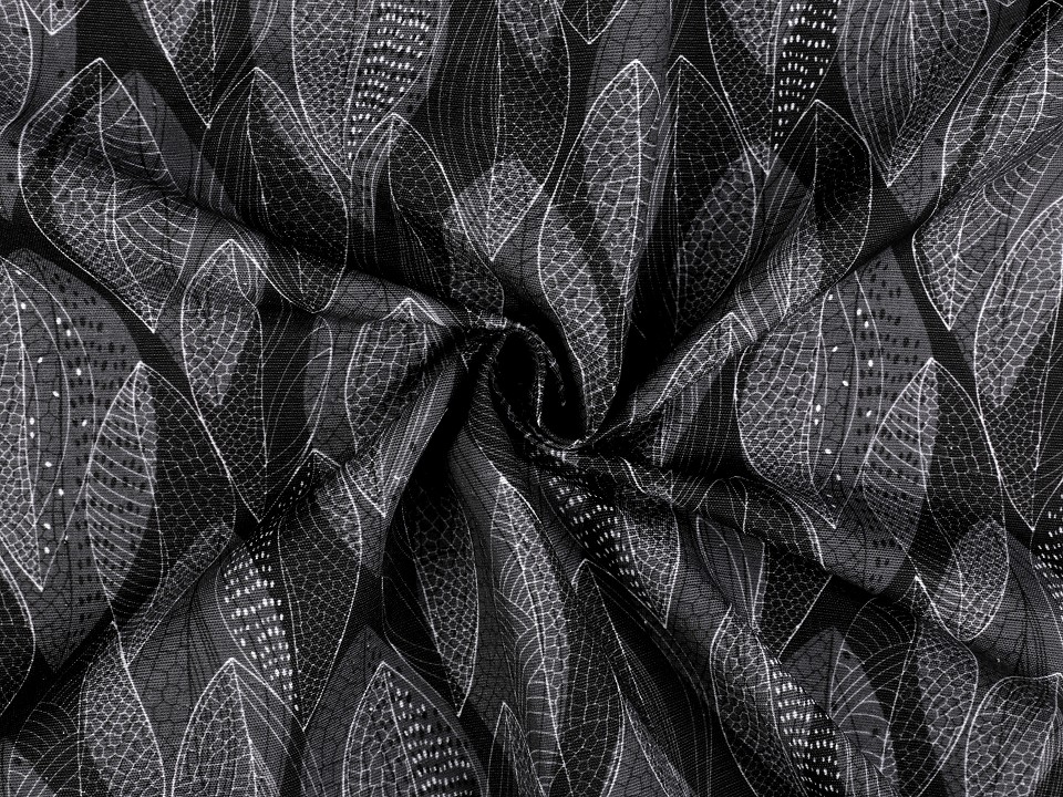 Material decorativ cu motiv frunze 380976