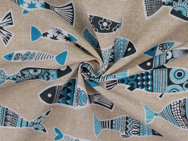 Material decorativ cu motiv pestisori