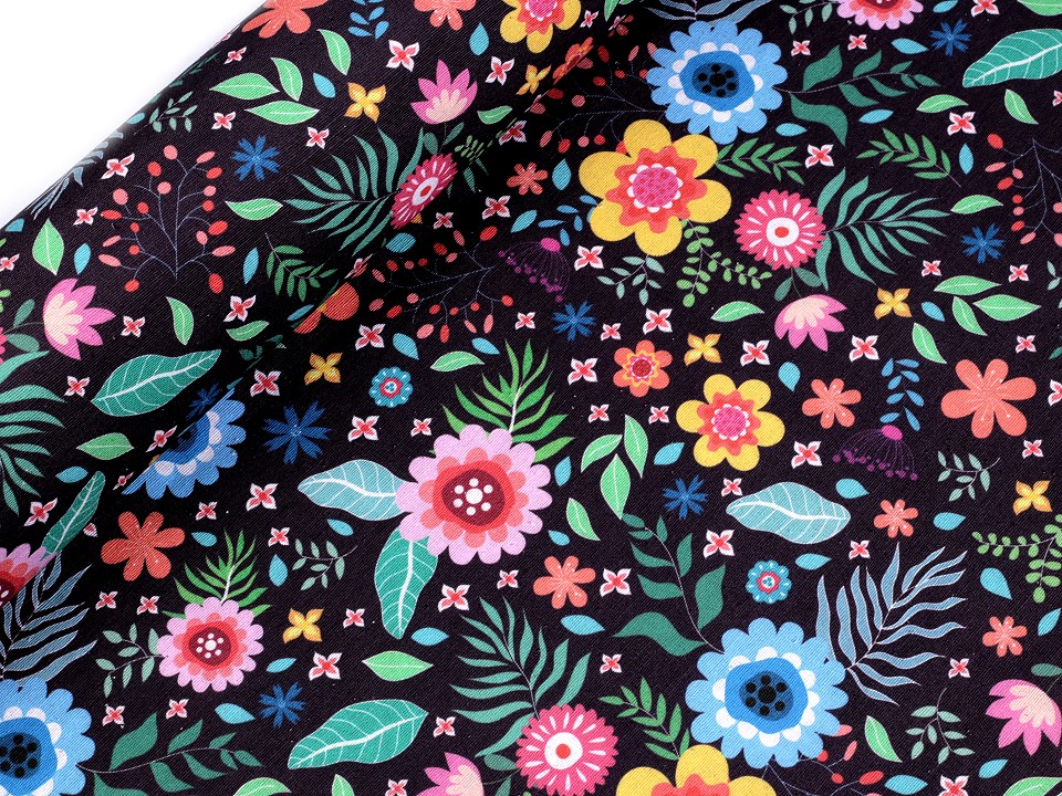 Material decorativ cu motiv floral 380972
