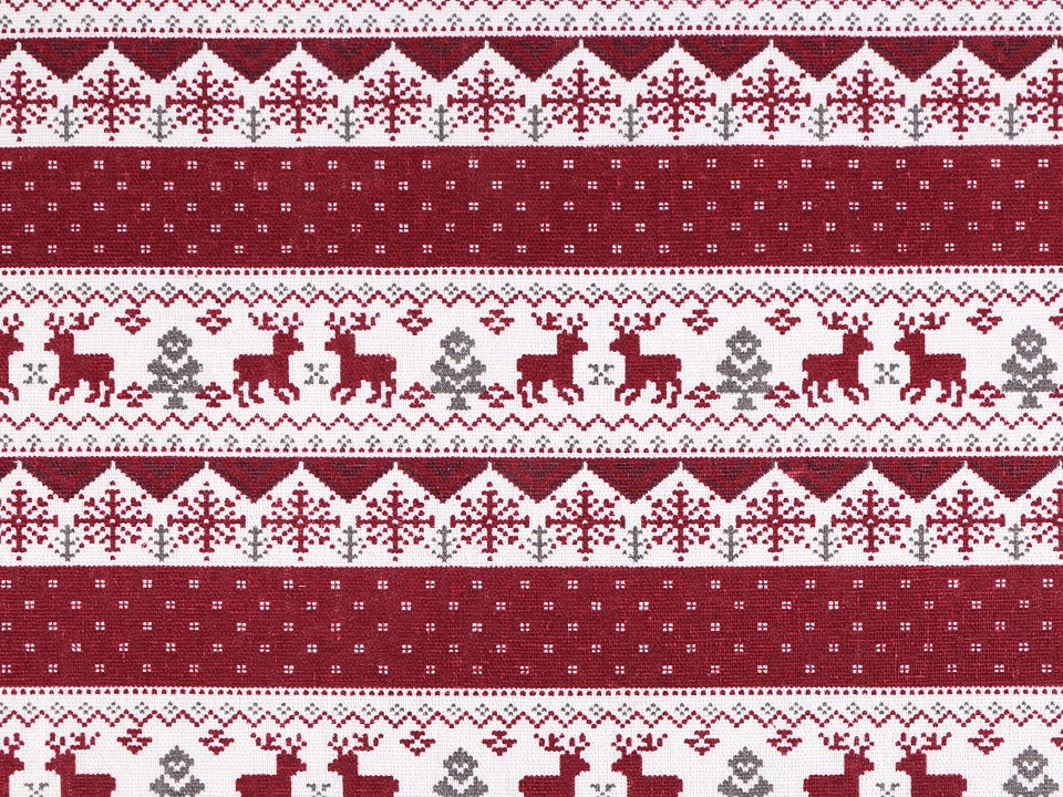 Material textil cu motive de Craciun