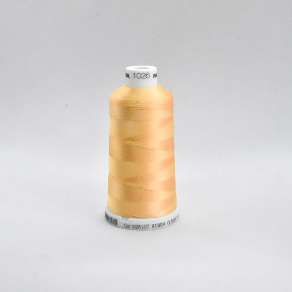 Ata de brodat rayon (vascoza) Orange Sorbet, classic 40, con 1000 metri