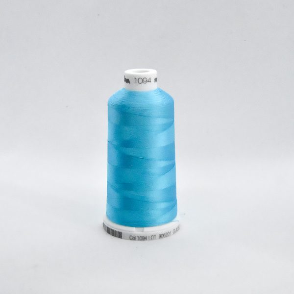 Ata de brodat rayon (vascoza) Caribbean Blue, classic 40, con 1000 metri