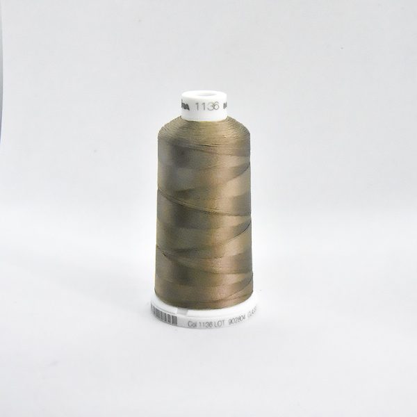 Ata de brodat rayon (vascoza) Dark Taupe, classic 40, con 1000 metri