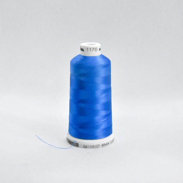Ata de brodat rayon (vascoza) Navajo Blue, classic 40, con 1000 metri