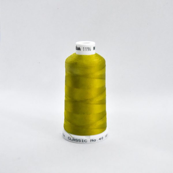 Ata de brodat rayon (vascoza) Medium Camo Green, classic 40, con 1000 metri