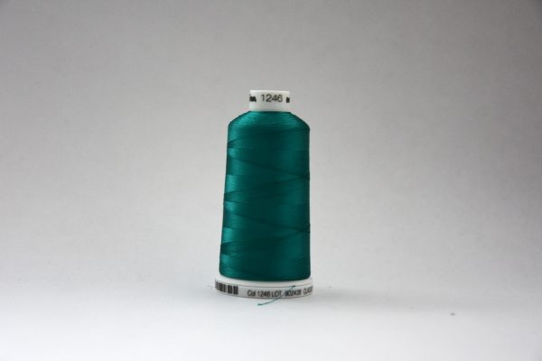 Ata de brodat rayon (vascoza) Teal Green, classic 40, con 1000 metri