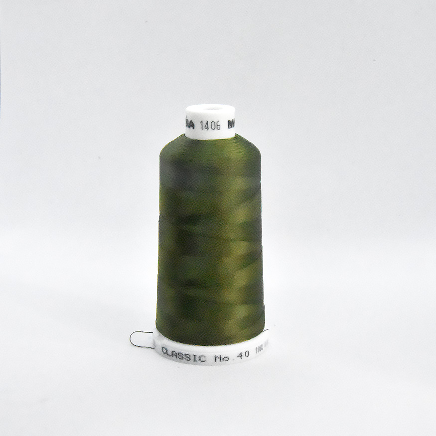 Ata de brodat rayon (vascoza) Dark Camo Green