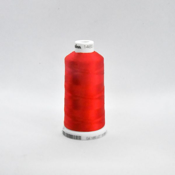 Ata de brodat rayon (vascoza) Electric Red, classic 40, con 1000 metri