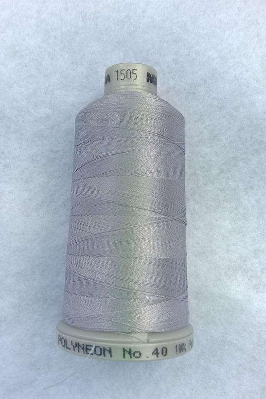 Ata de brodat polyneon Polished Silver, finetea 40, con 1000 metri