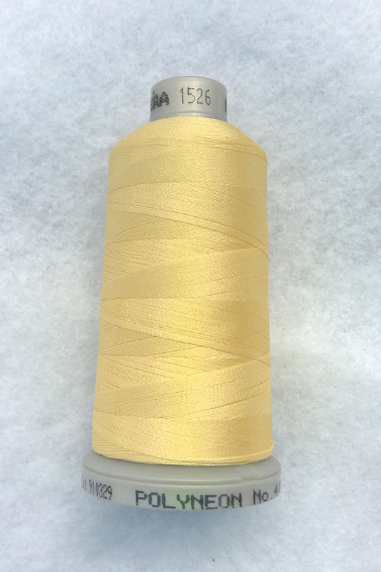 Ata de brodat polyneon French Vanilla, finetea 40, con 1000 metri