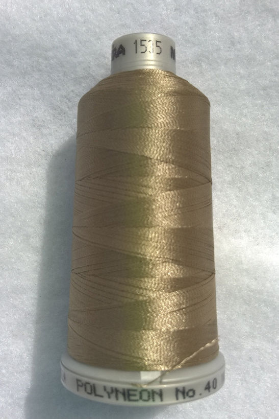 Ata de brodat polyneon Tarnished Taupe, finetea 40, con 1000 metri