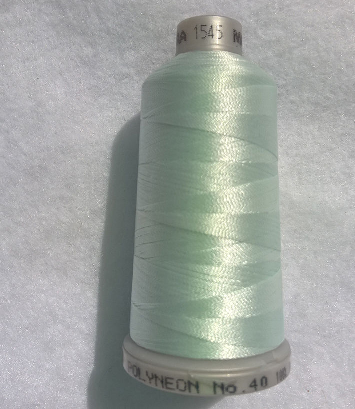 Ata de brodat polyneon Winter Mint