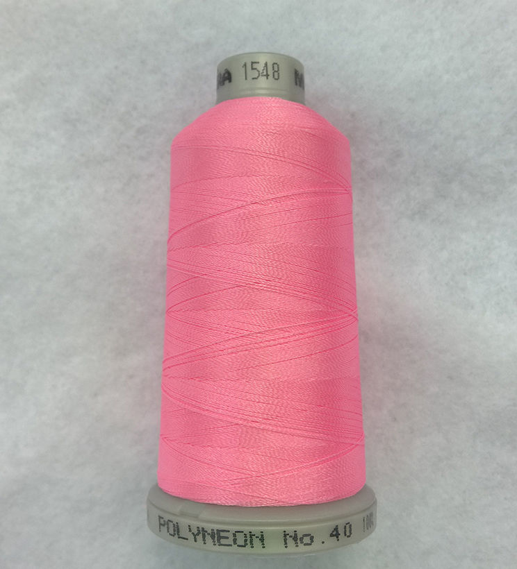 Ata de brodat polyneon Pink Plush