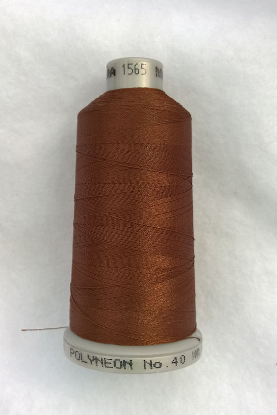 Ata de brodat polyneon Irish Coffee, finetea 40, con 1000 metri