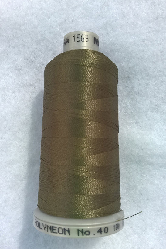 Ata de brodat polyneon Hemlock, finetea 40, con 1000 metri
