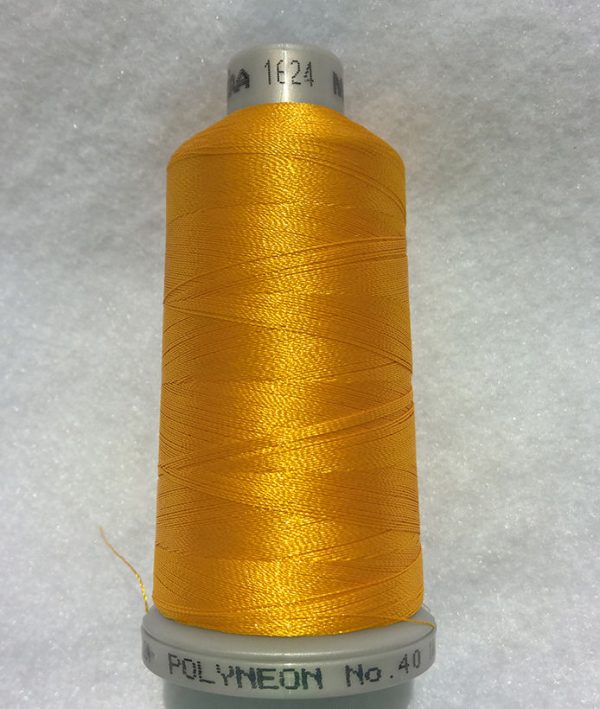 Ata de brodat polyneon Egg Yolk, finetea 40, con 1000 metri
