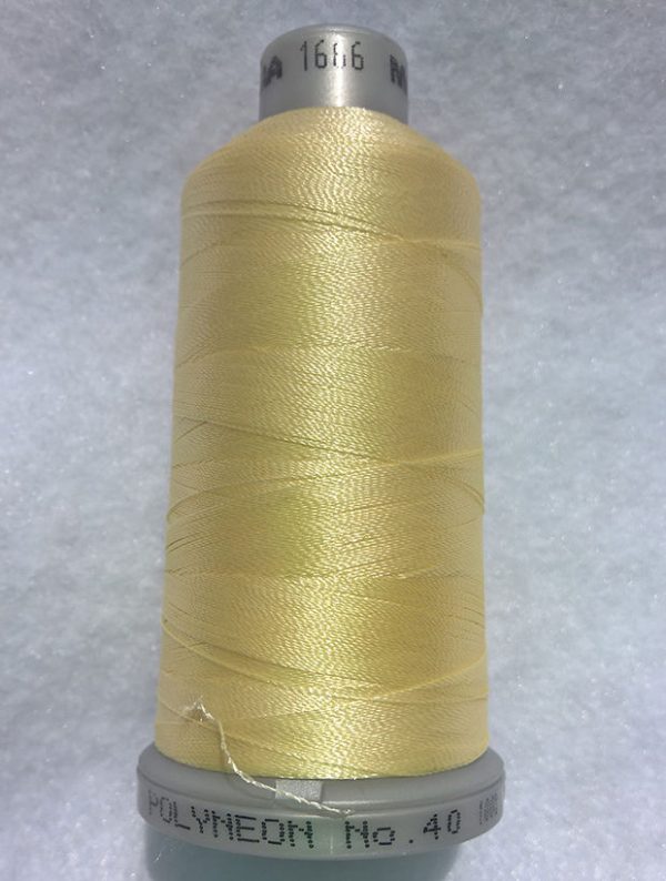 Ata de brodat polyneon Cornsilk, finetea 40, con 1000 metri