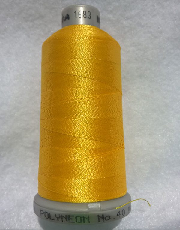 Ata de brodat polyneon Lemon Drop, finetea 40, con 1000 metri