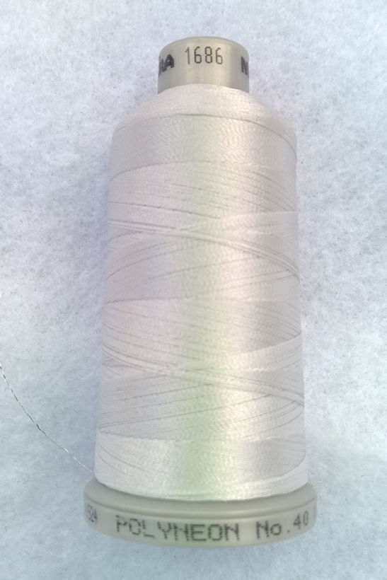Ata de brodat polyneon Mist, finetea 40, con 1000 metri