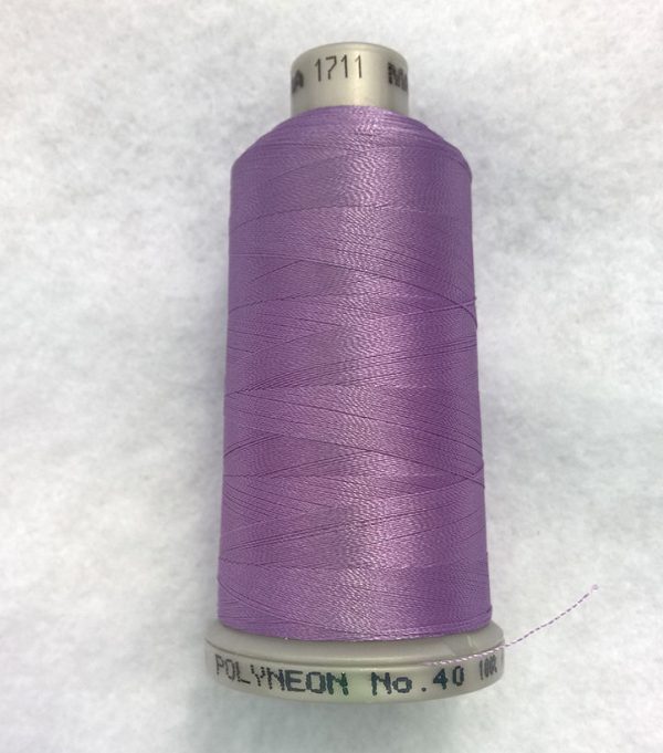 Ata de brodat polyneon Lavender, finetea 40, con 1000 metri