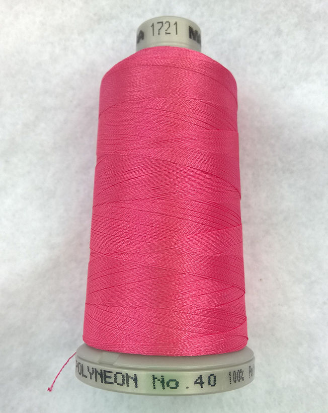 Ata de brodat polyneon Flamingo Pink