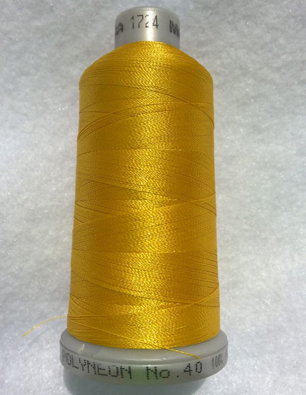Ata de brodat polyneon Gold Nugget, finetea 40, con 1000 metri