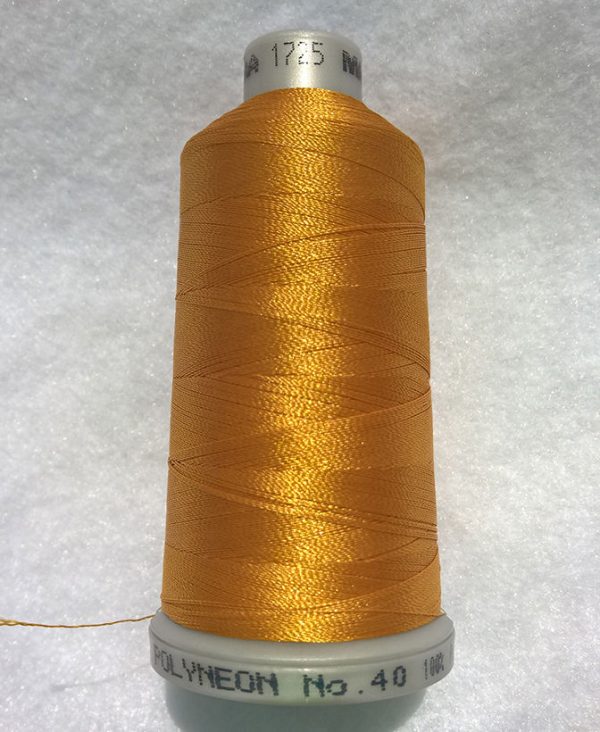 Ata de brodat polyneon Liquid Gold, finetea 40, con 1000 metri