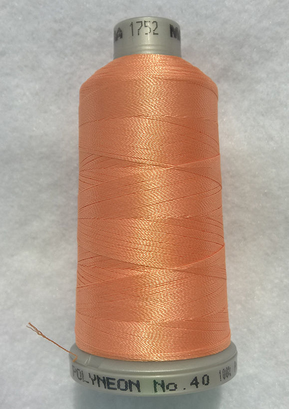 Ata de brodat polyneon Cantalope, finetea 40, con 1000 metri