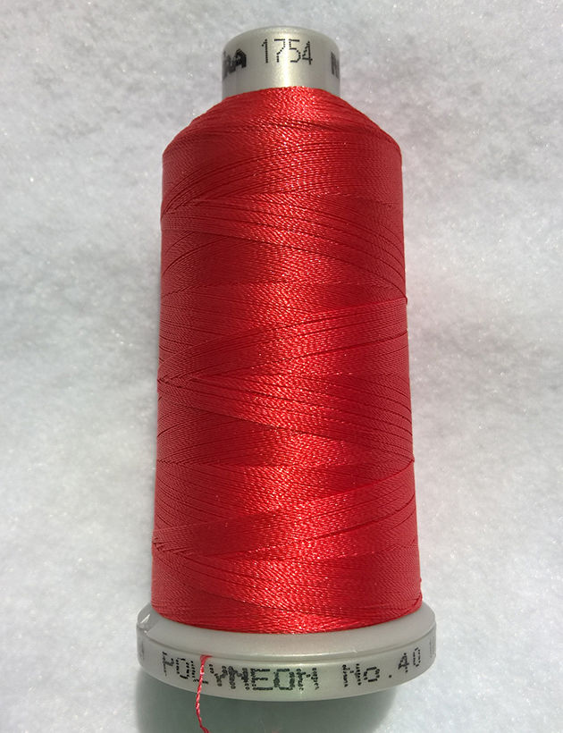 Ata de brodat polyneon Raspberry Punch